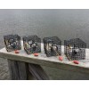 BLACKWAY BOAT MODELS MINIATURE CRAB TRAP, CRAB POT, BLACK, METAL