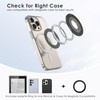 metisinno Magnetic Phone Ring Stand Compatible with MagSafe, Adapter Ring
