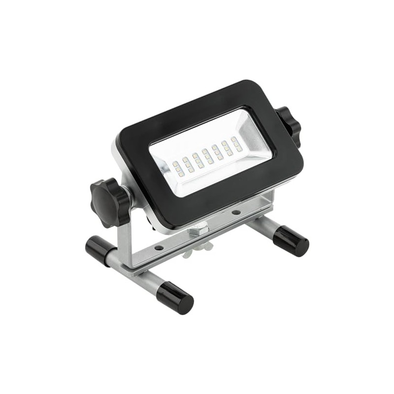 EGLO Piera LED spotlight, portable work light made of aluminium