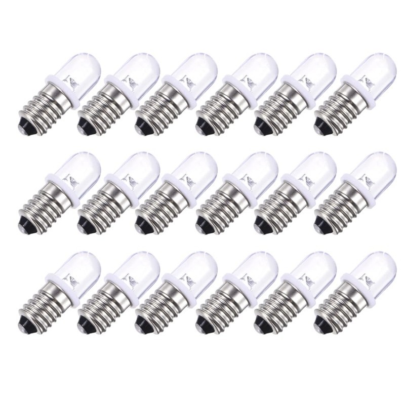 CENGOOD Mini E10 12V Led Indicator Light Bulb Screw Base