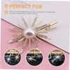 Baluue 4pcs Rhinestone Hair Clips for Women Elegant Barrettes Hair