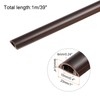PATIKIL Floor/Wall Cable Raceway Cord Cover 39" Lx1 Wx0.4 H