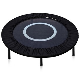 Trampoline Spring Cover Round Small Trampoline Replacement Safety Cover 600D Oxford Cloth Optional for Serviceable Waterproof Frame for Home(40 Inch-6 Hole,Black)