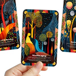 Ibiza Tarot Seasons of Life Oracle - 22 Oracle Cards - Navigating life's natural cycles - By Symbolika - Vision Cards - Divination Tool