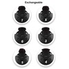 Andux 3 Pack Golf Hybrid Club Head Covers Interchangeable No.