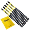 5 x SabreCut SCRSL489_5 89mm SL4 Slotted Magnetic Impact Screwdriver