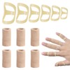 Qianeffort Trigger Finger Splint,12PCS Finger Splints for Arthritis,Oval 8 Finger