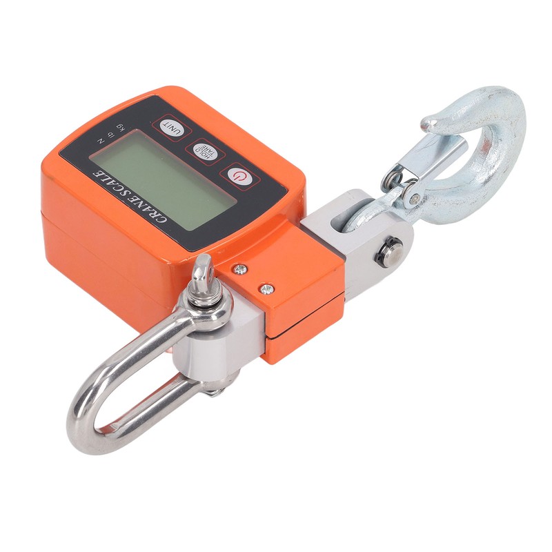 Orange Hanging Hook Scale LCD HD Digital Display High Accuracy