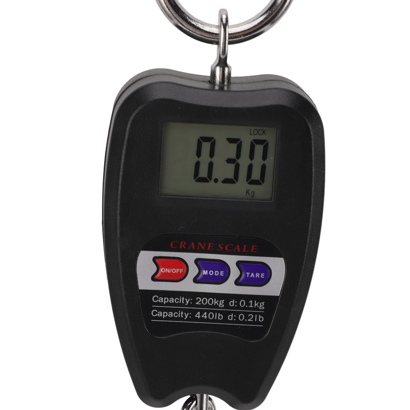 Portable Electronic Scale High Accuracy Digital Hanging Scale 200kg Weight