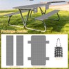 GLMFAN Picnic Table Cover with Bench Covers, Camping Essentials Waterproof