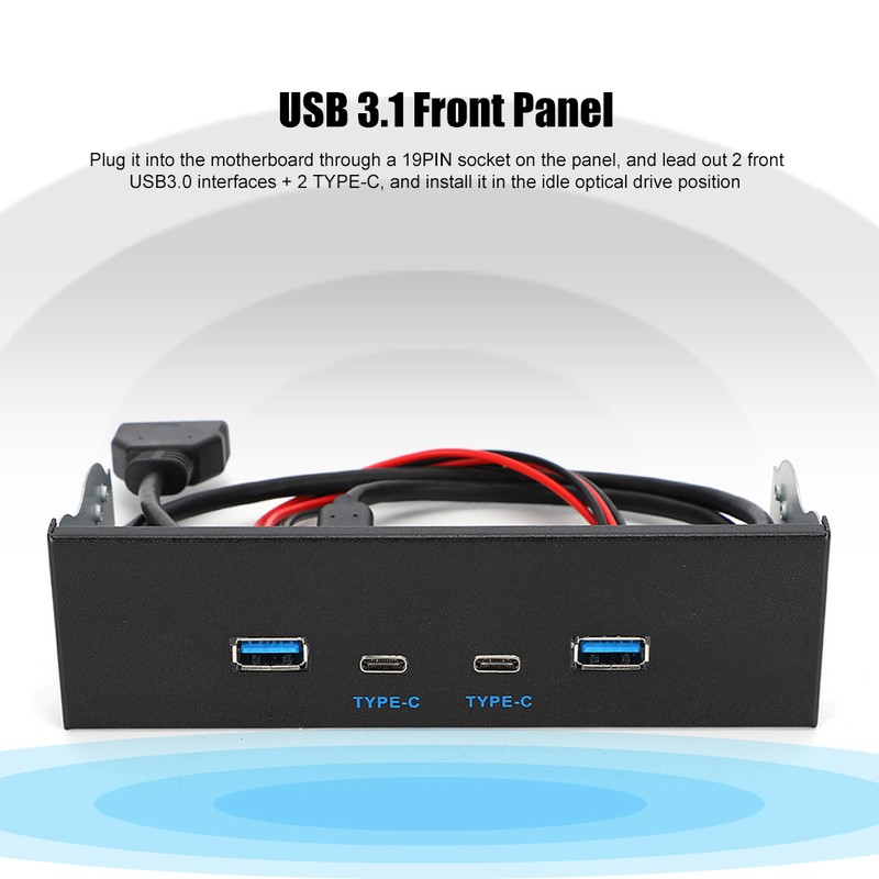 USB3.1 Gen2 Front Panel 10G Optical Drive USB3.0+2.0+Type C Type
