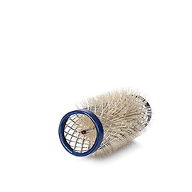 Ponik's Professional Metal Rollers, Wire Winders with Bristles - 21 mm - 12 Pieces - Small Bristle Rollers Set, Hair Rollers, Blue