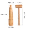 Mandrel Sizer Hammer Set, 2pcs Wooden Mandrel Sizer Jewelry Making