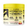 Ascent Clean Hydration + Energy Electrolytes Powder - 100mg Caffeine,