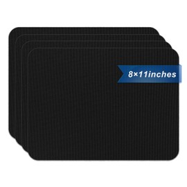 Azobur Canvas Fabric Iron-on Patches 8" x 11", Waterproof Tenacious Adhesive Tape Iron-on Patch for Tent, Clothing, Backpack, Luggage,Boat Cover,Awning(Black)