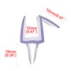 Cozylkx Frameless Glass Shower Door Sweep for 1/2" Glass, Bottom