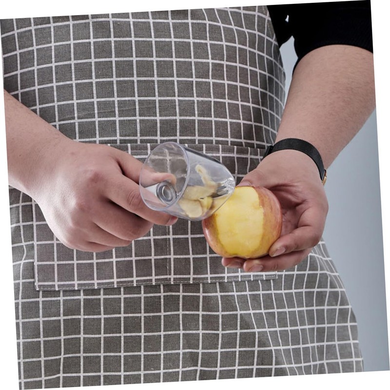 Ciieeo 1Pc Practical Vegetable Peeler with Storage Holder Compact Kitchen