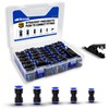 Brintek 100PCS Push to Connect Fittings Pneumatic Air Line 4