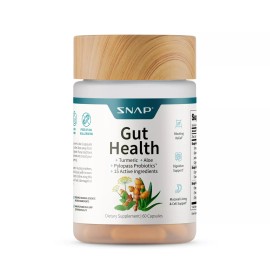 Gut Health Supplements - Digestive Enzymes, Bloating Relief (60 Capsules)