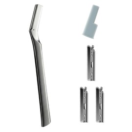 Dermaplane Razor for Women, Face Razor with 3 Stainless Steel Refill Blades