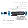 TOPCABIN 1 Pair of Bicycle Grips, Two Ends Screw Grips,