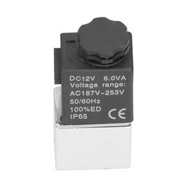 EVTSCAN 2V025-06 2-Way Solenoid Valve with 2 Positions, Normally Open, Sturdy, Durable Electromagnetic Valve (DC12V)