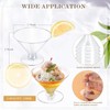 KesaPlan 80 Pack Plastic Martini Glasses Disposable Cocktail Glasses 5