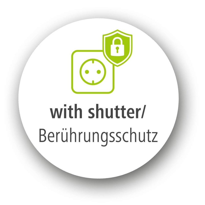 Hama Socket Adaptor 3 Gang 2 Euro, 1 Protective Contact,