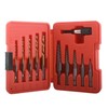 11Pcs Screw Extractor and Left Hand Drill Bits Set Included
