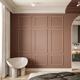 Birdeco Wall molding kit, pre-Cut, Glue Included, Ready to Assemble for DIY Lovers | 3 Top 3 Middle 3 Bottom