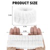 MOLOPPO 2 Pcs Soft Microfiber Wrist Bands for Washing Face,