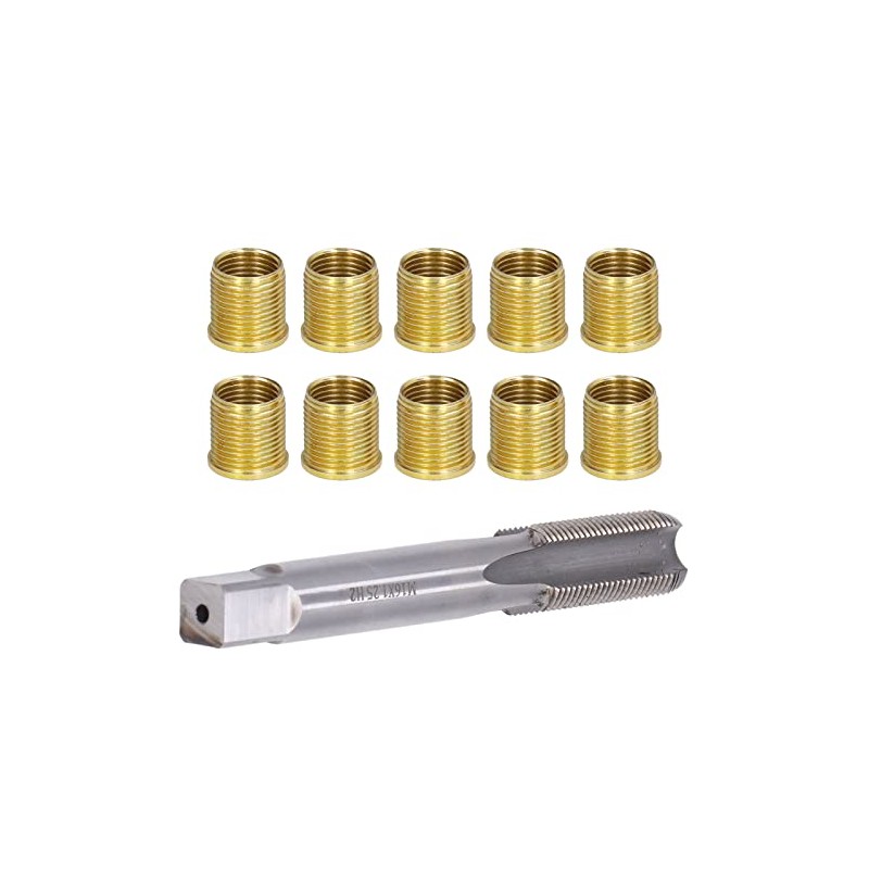 Spark Plug Hole Repair Tools Thread Repair Kit with 10