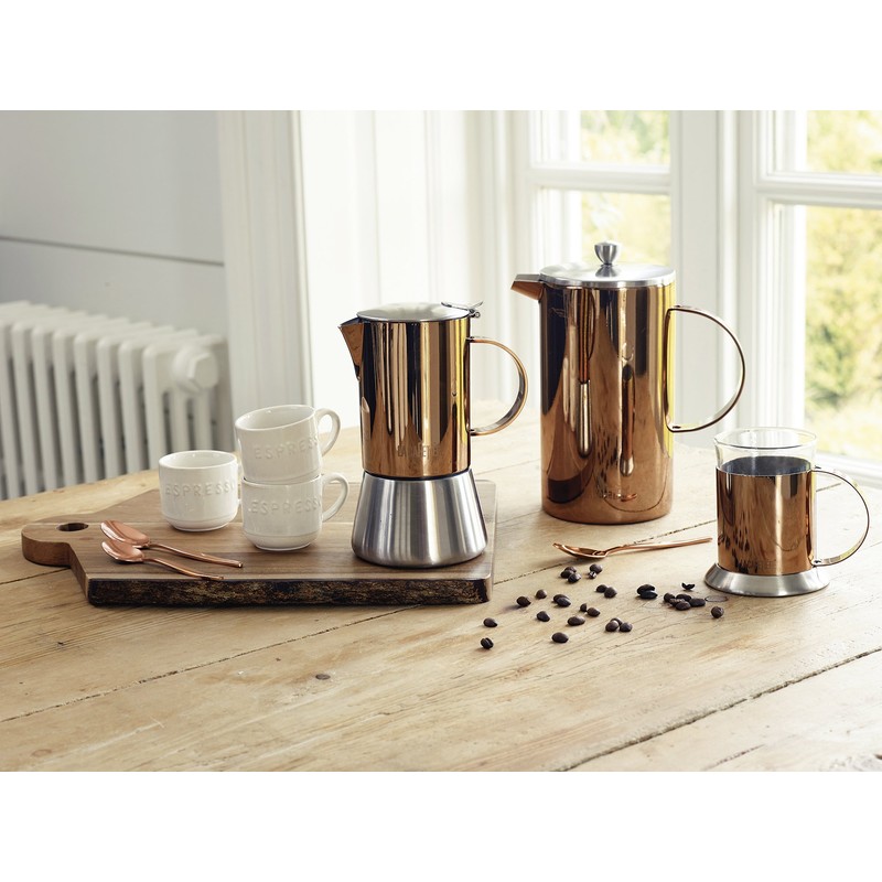 La Cafetière 5164821 Origins Copper ‘Pisa’ 3 Cup Cafetière, 350