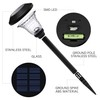 GIGALUMI 8 Pack Solar Pathway Lights, Solar Garden Lights Outdoor