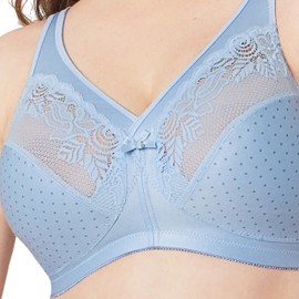 Glamorise - Brasiere de Copa Completa,1003, para Mujer, Azul Claro, 40F