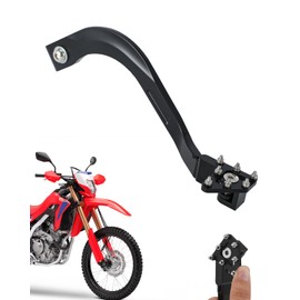 NACORE CRF300L Brake Pedal, Dirt Bike Foldable Rear Brake Foot Lever Aluminum for CRF300L 2021-2024, CRF300L Rally 2021-2024, Knight Black