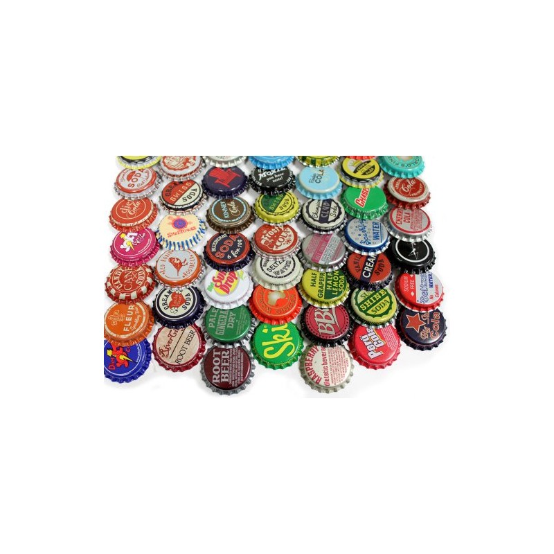 100 Vintage and Vintage Inspired Bottle Caps Random Mix