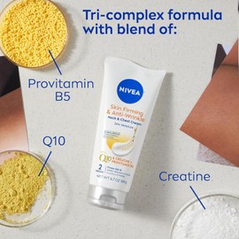 NIVEA Crema Reafirmante Y Antiarrugas Para Cuello Y Pecho, Crema Corporal Hidratante 24 Horas Reduce El Aspecto De Líneas Finas Y Arrugas, Tubo De 6.7 Oz