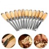 Unbranded 12 Pcs Wood Carving Hand Chisel Tool Set Professional