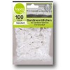 Curtain Rollers, White, Pack of 100 curtain rollers