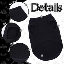 Wollmix 4th of July Dog Outfit Shirt Clothes for Small Medium Large Dog Pet Patriotic Independence Day Red White and Blue Fourth of July Girl Female Puppy Holiday T-Shirts with Funny Pattern Woof L