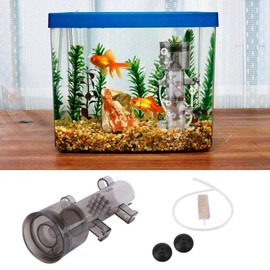GLOGLOW 1Pc Aquarium Protein Skimmer, Fish Tank Surface Skimmer Water Filter Accessory for Small Coral Aquarium(RS-4003)