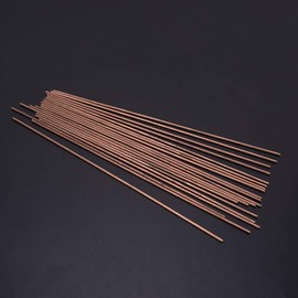 Copper Soldering Rods Low Temperature Copper Welding Rods Phosphorus Copper 20-Piece Welding Rod Round Phosphor Copper Welder Consumables for Air Conditioning Refrigerators