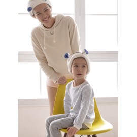 CB Japan Carari Zooie Collection Hair Band, Polar Bear, Absorbent, Quick Drying, Fluffy, Face Wash, Microfiber