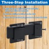 ASelected 2 PCS Flip Gate Latch Lock with Padlock Holes,