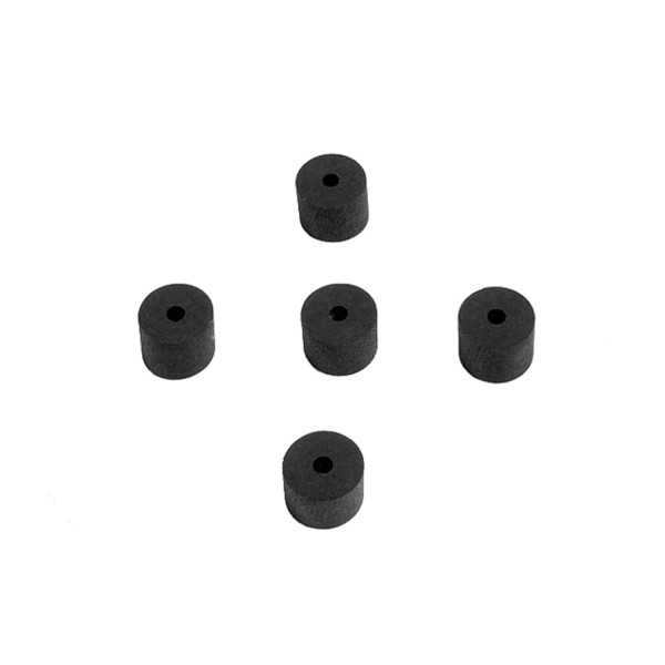 Metro Moulded Parts Flat Rubber Washers 1/8" I.D, 1/2 O.D,