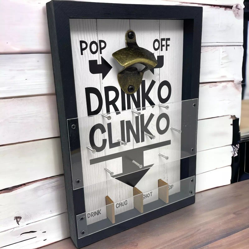 SOTT Pop Off Drinko Clinko Plinko Wall Mounted Bottle Opener