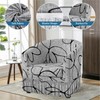 FUANGUI 2 Piece Club Chair Slipcover Stretch Barrel Chair Covers