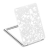 Delicate Compact Travel Vanity Mirror for Girls Women Men, White
