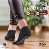 Rymora Grip Socks for Women & Men (2 Pairs: Black)